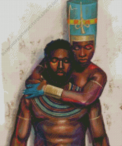 King And Queen Black Couple Diamond Painting