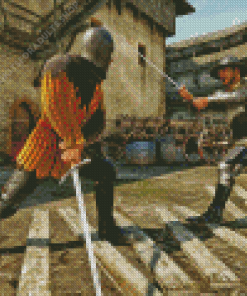 Kingdom Come Deliverance Video Game Diamond Painting