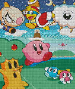 Kirbys Dream Land Diamond Painting