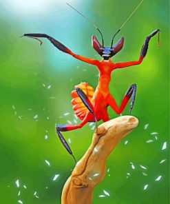 Kungfu Mantis Diamond Painting