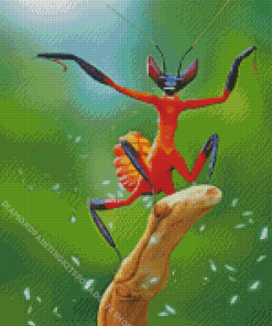 Kungfu Mantis Diamond Painting