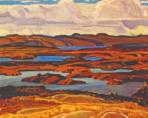 La Cloche Panorama by Franklin Carmichael Diamond Painting