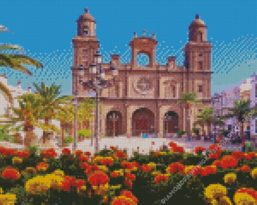 Las Palmas Canary Islands Cathedral Diamond Painting