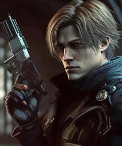 Leon Kennedy Resident Evil Character Diamond Painting