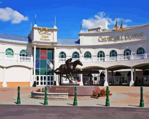 Louisville Churchill Downs Derby Museum Diamond Painting