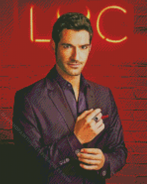 Lucifer Morningstar Character Diamond Painting