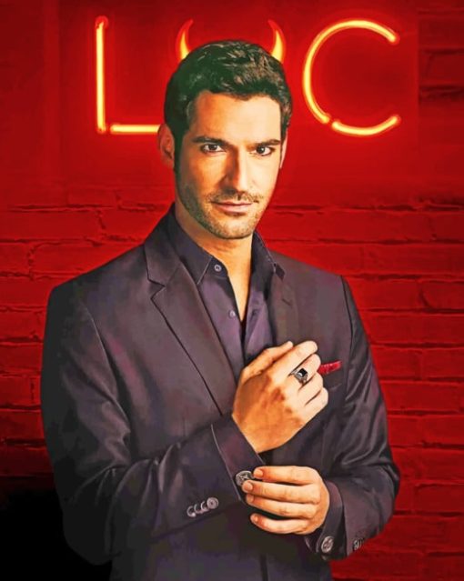 Lucifer Morningstar Character Diamond Painting