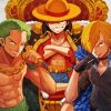 Luffy Sanji And Zoro Diamond Diamond Painting