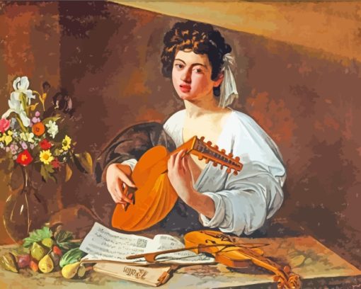 Lute Player Caravaggio Diamond Painting