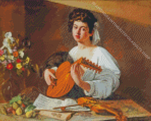 Lute Player Caravaggio Diamond Painting