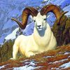 Manzanares Wildlife Art Sheep Diamond Painting