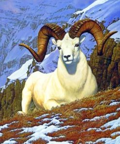 Manzanares Wildlife Art Sheep Diamond Painting