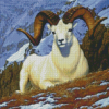 Manzanares Wildlife Art Sheep Diamond Painting