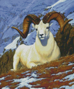 Manzanares Wildlife Art Sheep Diamond Painting