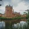 Maxstoke Castle Warwickshire England Diamond Painting