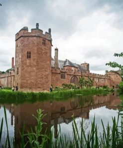 Maxstoke Castle Warwickshire England Diamond Painting