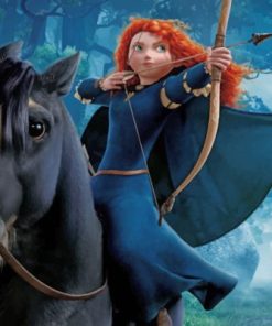 Merida And Her Horse Diamond Painting