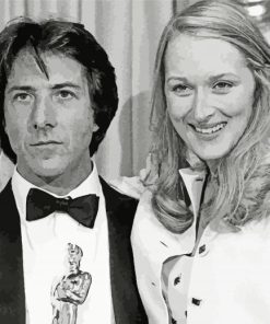 Meryl Streep And Dustin Hoffman Diamond Painting