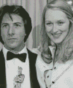 Meryl Streep And Dustin Hoffman Diamond Painting