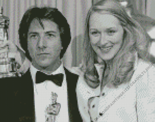 Meryl Streep And Dustin Hoffman Diamond Painting