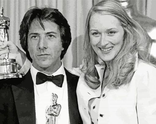 Meryl Streep And Dustin Hoffman Diamond Painting