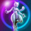 Mewtwo Species Art Diamond Painting