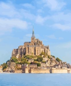 Mont Saint Michel Commune Diamond Painting