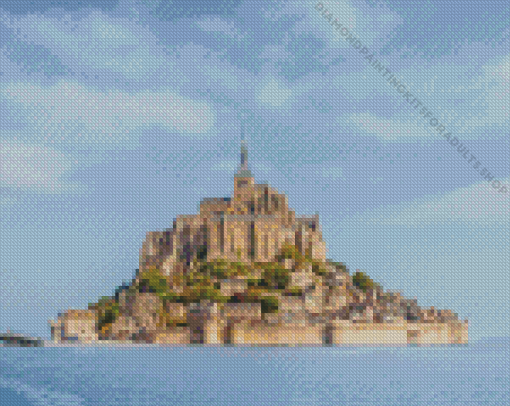 Mont Saint Michel Commune Diamond Painting