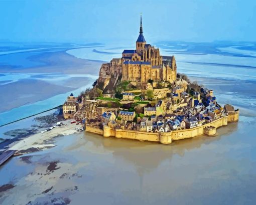 Mont Saint Michel France Diamond Painting