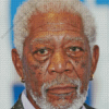 Morgan Freeman Face Diamond Painting