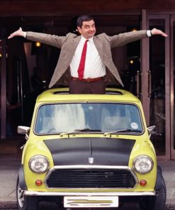 Mr Bean In His Car Diamond Painting