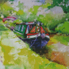 Narrowboat Art Diamond Painting