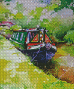 Narrowboat Art Diamond Painting