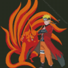 Naruto Kurama And Uzumaki Characters Diamond Painting