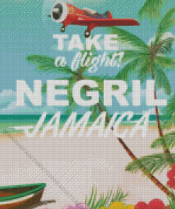 Negril Poster Diamond Painting