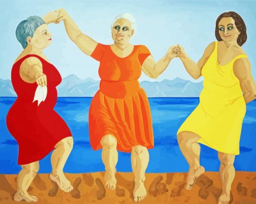 Old Fat Ladies Dancing Diamond Painting