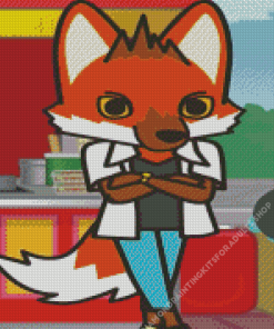 Ookami Aggretsuko Diamond Painting