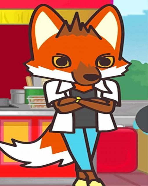 Ookami Aggretsuko Diamond Painting