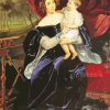 Orlova Davydova And Her Daughter Bryullov Diamond Painting