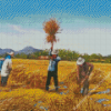 Paddy Field Art Diamond Painting