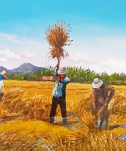 Paddy Field Art Diamond Painting