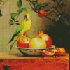 Parrot And Fruit Diamond Painting