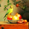 Parrot And Fruit Diamond Painting