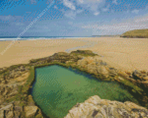 Perranporth Pool Diamond Painting