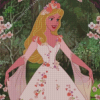 Princess Aurora In Dress Diamond Painting