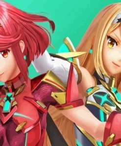 Pyra And Mythra Super Smash Bros Diamond Painting