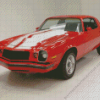 Red Camaro 1977 Diamond Painting