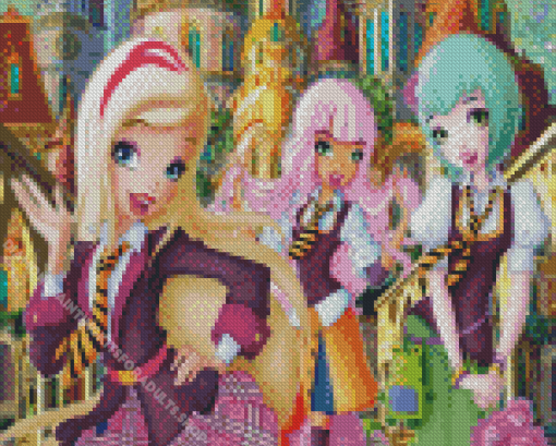 Regal Academy Anime Girls Diamond Painting