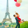 Romantic Couple In Paris Diamond Painting