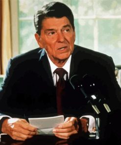 Ronald Wilson Reagan Diamond Painting